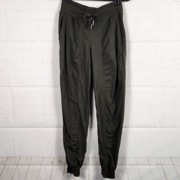 Lululemon Dance Studio Casual Athletic Joggers Dark Olive (First Release) Size 4 - Picture 2 of 10